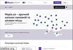 Sites similar to mapia.ua