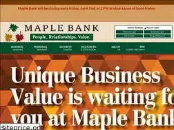Sites similar to maple-bank.com