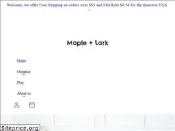 Sites similar to mapleandlark.com