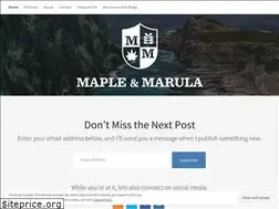 Sites similar to mapleandmarula.com
