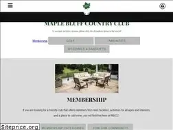 Sites similar to maplebluffcc.com