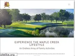 Sites similar to maplecreekgc.com