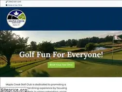 Sites similar to maplecreekgolf-shepherd.com