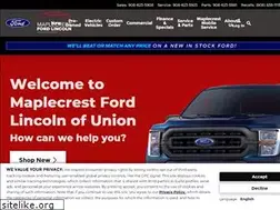 Sites similar to maplecrestfordlincolnunion.com