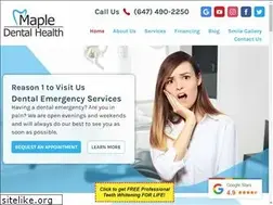 Sites similar to mapledentalhealth.com