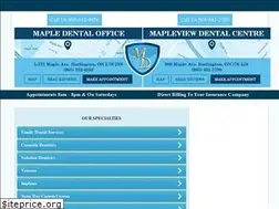 Sites similar to mapledentaloffice.com