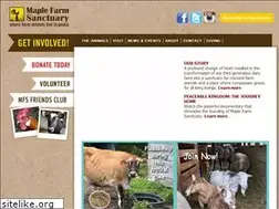 Sites similar to maplefarmsanctuary.org
