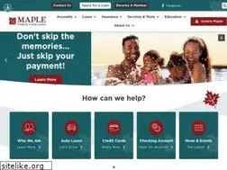 Sites similar to maplefcu.net