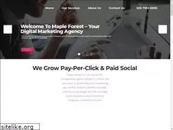 Sites similar to mapleforest.com