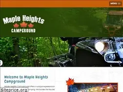 Sites similar to mapleheightscampground.com