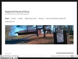 Sites similar to maplehillchurchofchrist.blog