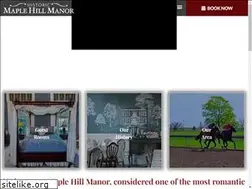 Sites similar to maplehillmanor.com