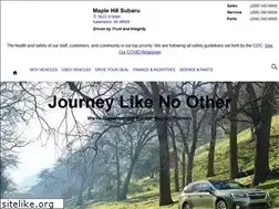 Sites similar to maplehillsubaru.com