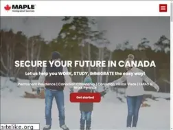 Sites similar to mapleimmigration.ca