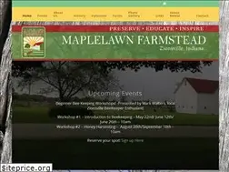 Sites similar to maplelawnfarmstead.org