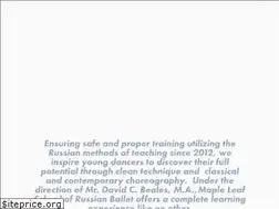 Sites similar to mapleleafballet.ca