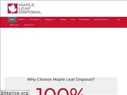 Sites similar to mapleleafdisposal.com