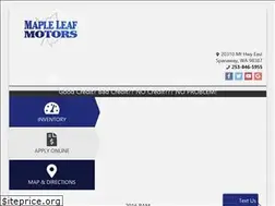 Sites similar to mapleleafmotors.com
