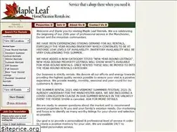 Sites similar to mapleleafrentals.com