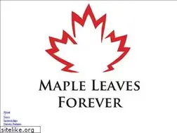 Sites similar to mapleleavesforever.com