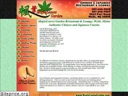 Sites similar to mapleleavesgarden.com