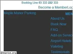 Sites similar to maplemanorparking.net