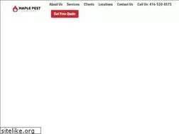 Sites similar to maplepest.com