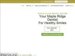 Sites similar to mapleplacedental.com