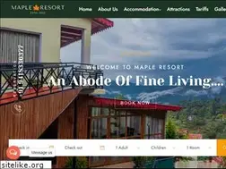 Sites similar to mapleresorts.in