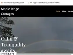 Sites similar to mapleridgecottages.com