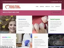 Sites similar to mapleridgedentalcentre.com