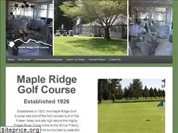 Sites similar to mapleridgegolfcourse.org