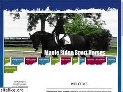 Sites similar to mapleridgesporthorses.net