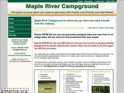 Sites similar to maplerivercampground.com