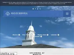 Sites similar to mapleschurch.org
