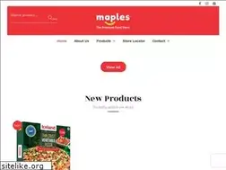 Sites similar to maplesfood.com
