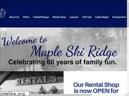 Sites similar to mapleskiridge.com
