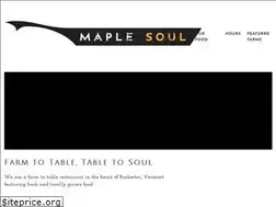 Sites similar to maplesoulvt.com