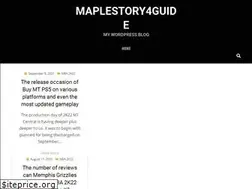 Sites similar to maplestory4guide.com