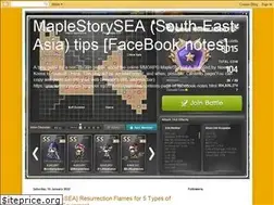 Sites similar to maplestoryseatips.blogspot.com