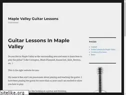 Sites similar to maplevalleyguitarlessons.com
