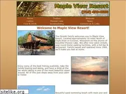 Sites similar to mapleviewresort.com