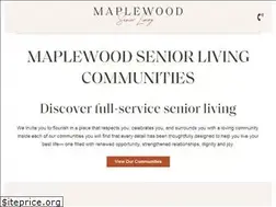 Sites similar to maplewoodseniorliving.com