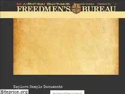 Sites similar to mappingthefreedmensbureau.com