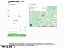 Sites similar to maps-iframe.com