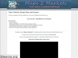 Sites similar to maps2markets.com