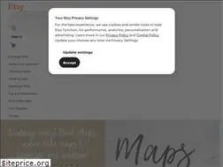 Sites similar to mapsbyangie.etsy.com