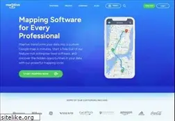 Sites similar to maptive.com