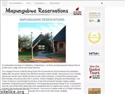 Sites similar to mapungubwereservations.com