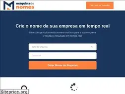 Sites similar to maquinadenomes.com.br